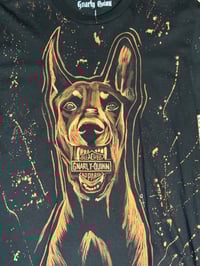 Image 2 of “DOBERDAVIDSON #2” Custom Bleach Painted T-shirt LARGE