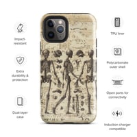 Image 3 of Gothic Aesthetic Detailed Human Skeleton Anatomy Illustration Tough Case for iPhone®