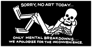 Image of Mental breakdown 6.5” sticker