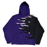 Image 1 of (M) Nike Hoodie Flameside Purple Series “nko” 567