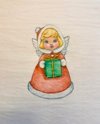 Image 1 of Retro Angel Sketch Print - Numbered & Signed