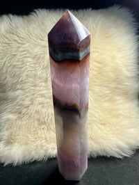 Image 6 of Large Amethyst With Mexican Lace Agate Generator #2411