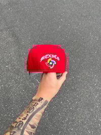 Image 4 of GREY BRIM TRI TONE MEXICO SCRIPT CUSTOM FITTED CAP