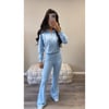 Hoodie and Flare Leg Tracksuit 