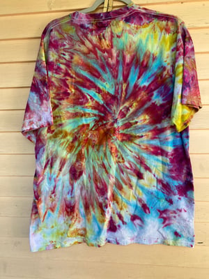 Image of XL Mom I'm Scared Come Pick Me Up Tie Dye Shirt 1