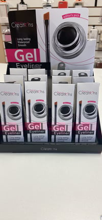 Image 1 of 12 Pc BEAUTY CREATIONS GEL EYELINER LONG LASTING WATER PROOF BLACK