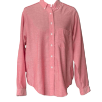 Image 2 of Vintage Lands End Direct Merchants Button Up Shirt- Size 12 Regular   