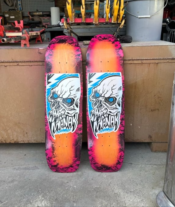 9"Double Shovel - Excel Skull - Laced Halo