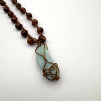 Image 2 of Aquamarine Crystal Car Charm