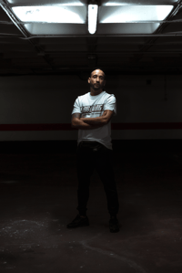 Image 2 of "TUNED OUT WHITE" T-SHIRT