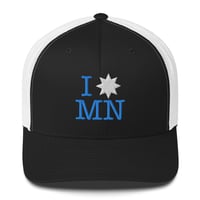 Image 3 of I [STAR] MN Trucker Cap (White Star)