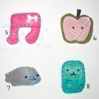 Image 3 of felt hairclips ^_^