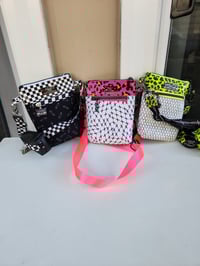 Image 2 of Punk rock leopard print phone sling bag | Disorder | Los Crudos | Operation Ivy