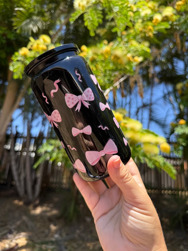 Image of Black Pink Bows