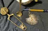 Image 2 of Mod Gold Charms Tea Strainer Smoker’s Set