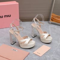 Image 16 of Miúmiu Crystal Block Heels