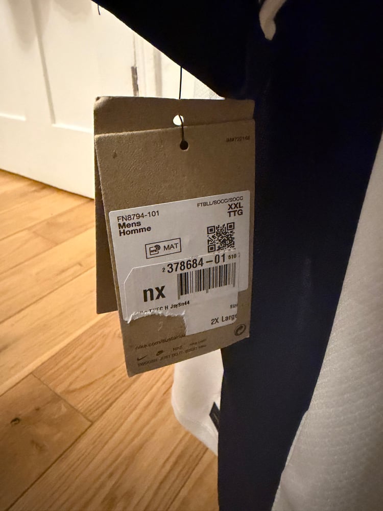 Image of PRE ORDER: NEW Tottenham Hotspur “JOHNSON 22” 2024/25 Home Europa Final Shirt (XXL)