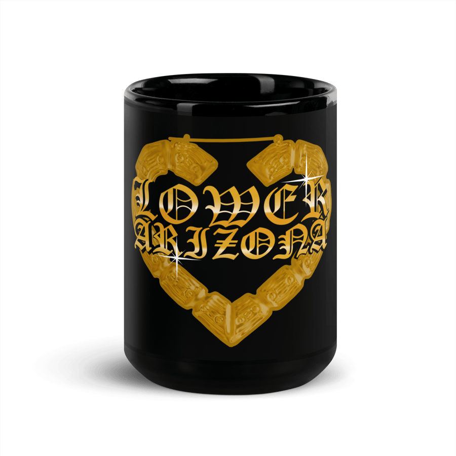 Image of Lower Arizona Jewelry Black Glossy Mug