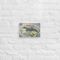 Image 3 of Baby Alligator Canvas