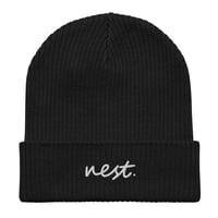 Organic ribbed beanie