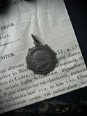 Médaille ancienne du dieu Hermès (Mercure) en argent massif, poinçonnée et signée!