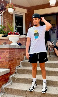 Image 3 of Louie Tshirt available in Black or white