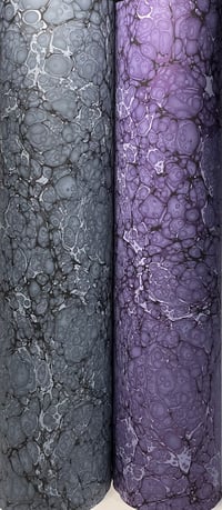 Image 1 of Shell Pattern on Slate & Amethyst - Permanent Collection