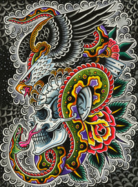 Image 10 of Tattoo print set, 10 sheets 11”x14”