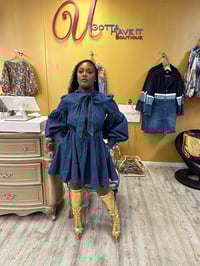 BABY DOLL DENIM DRESS