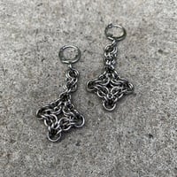 Jigsaw earrings