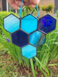 Image of Blue Honeycomb