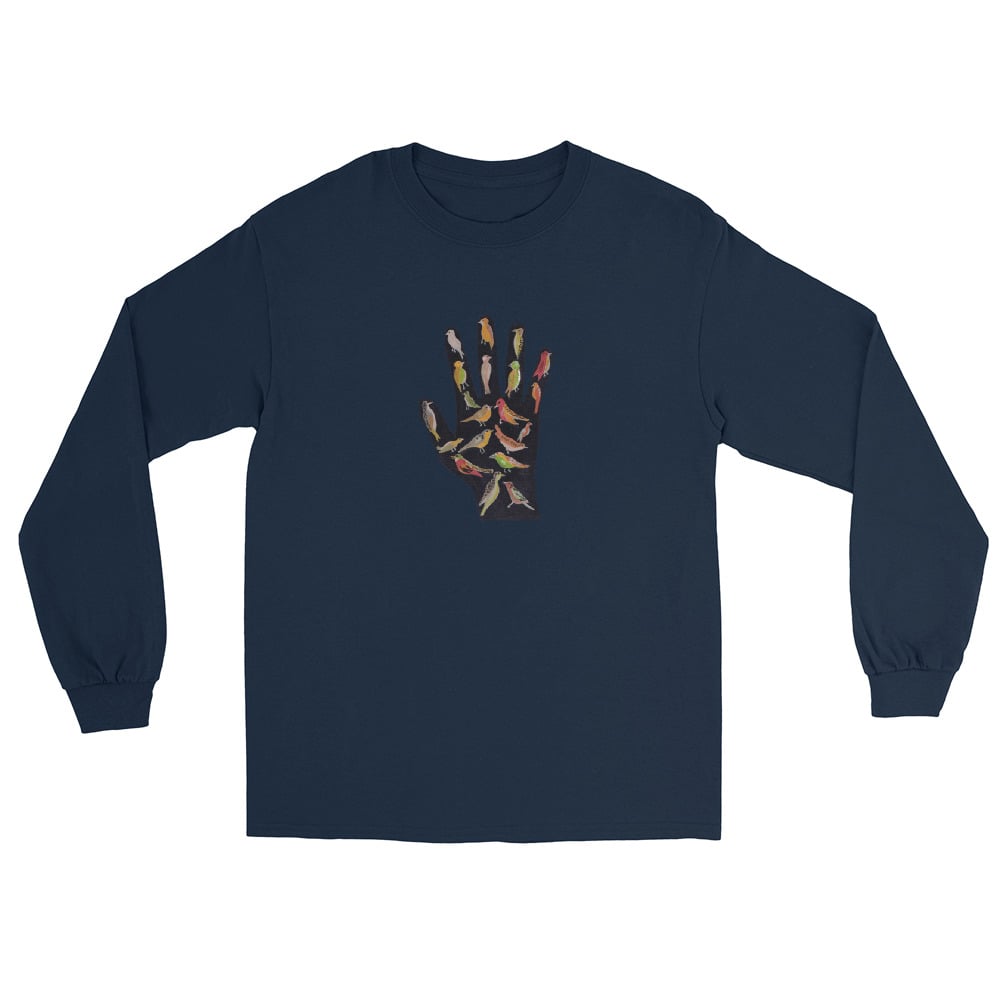 Image of HAND OF BIRDS LONG SLEEVE SHIRT