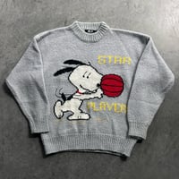 Image 1 of 90s Snoopy Sweater Sz L 