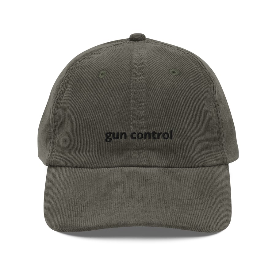 Image of Gun Control - Vintage corduroy cap