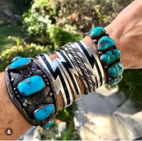 Image 2 of Ride the Sky Sterling Silver Lightning Bolt Cuffs