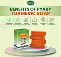 Image 2 of PYARY TURMERIC SOAP 75G