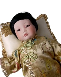Image 3 of Franklin Heirloom The Imperial Chinese Baby Doll Bisque Hand-painted