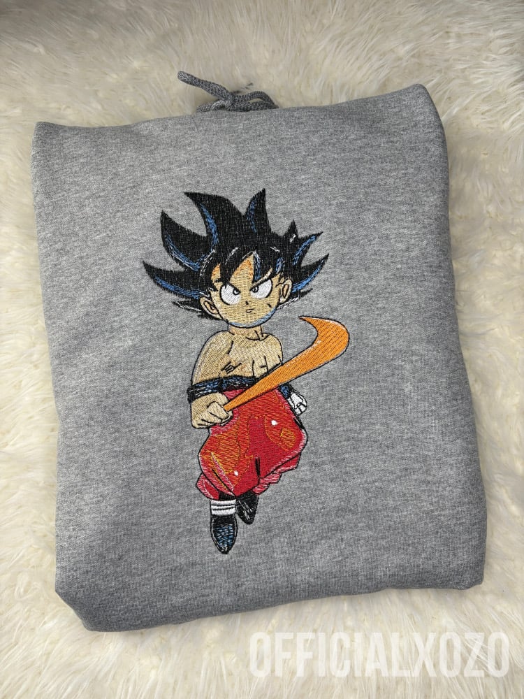 Image of Grey Goku Hoodies