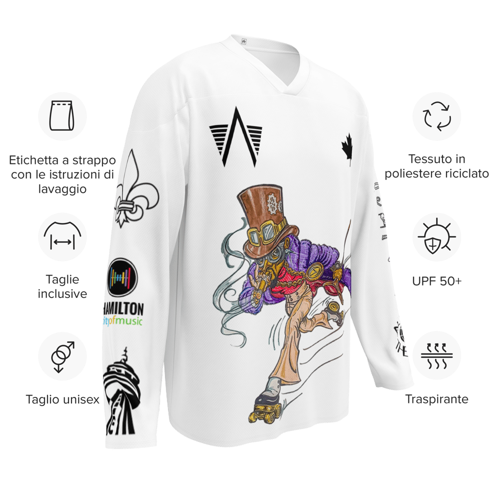 "TimeMaster" SLO Hockey Jersey [ART ILLUSTRATED BY GREGORY HAWKINS]