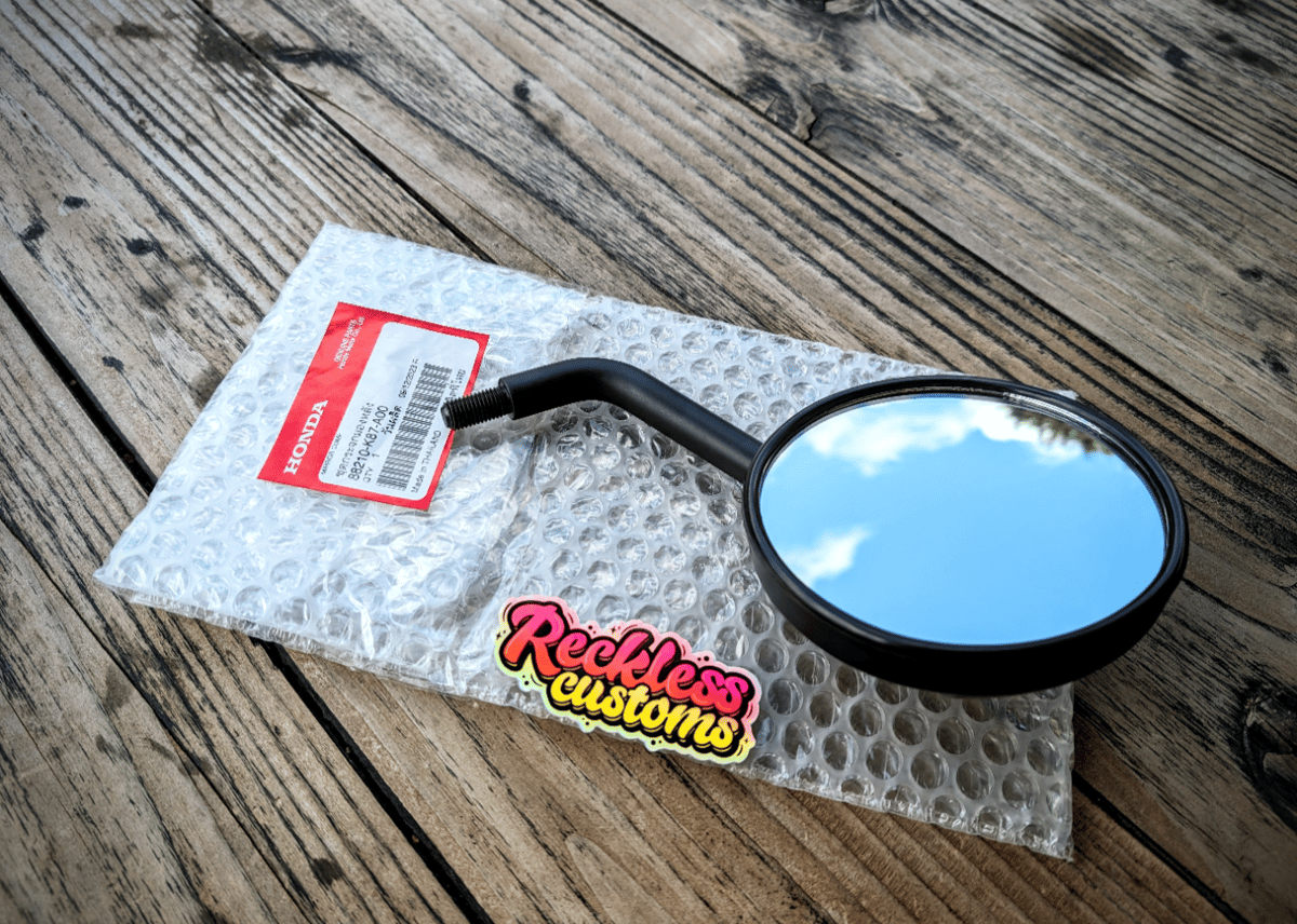 【30％OFF】 Stubby Honda OEM Circle Customs Reckless | Universal Mirror その他