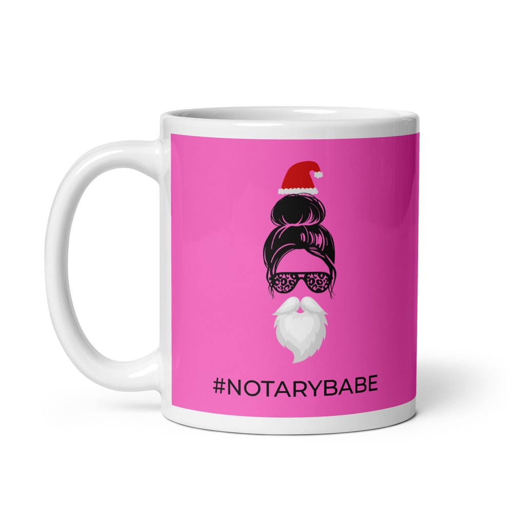 Image of #NOTARYBABE Christmas Mug Limited Edition