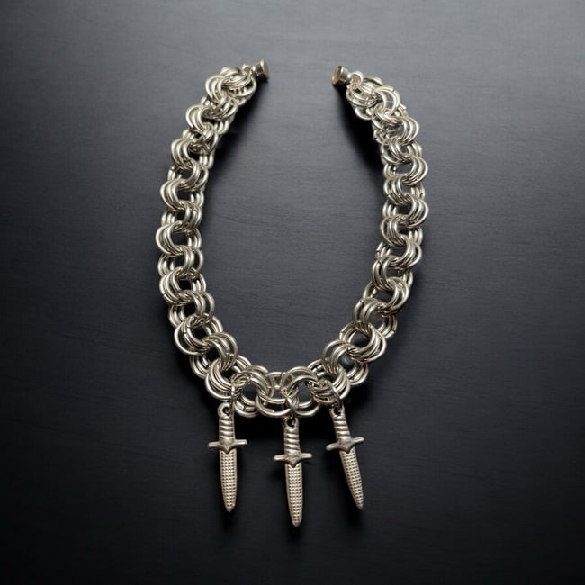 3 of Swords Pet Collar