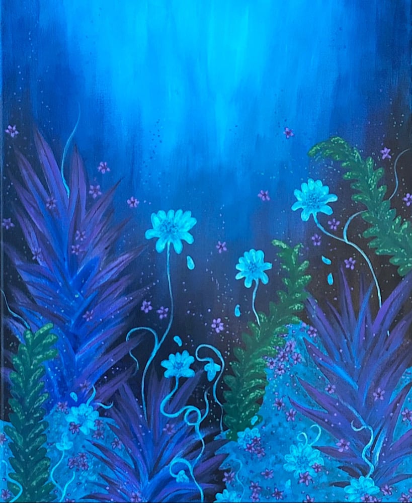 Image of “Deep Blue” Original Painting 