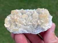Image 1 of Golden Hunan Calcite UV Specimen | China #3080