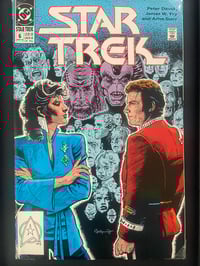 Image 2 of Star Trek, framed complete vintage DC comic, No 6 March 1990