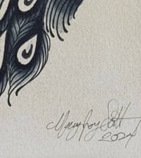 Image 3 of Peacock nymph (Original Art)