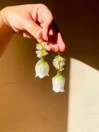 Image 1 of 🤍White Bellflowers🤍 Golden