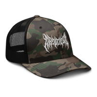 Image 1 of Camo Death Metal Trucker