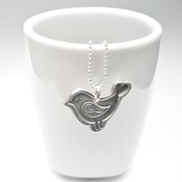 Image 2 of Folklore Silver Bird Pendant