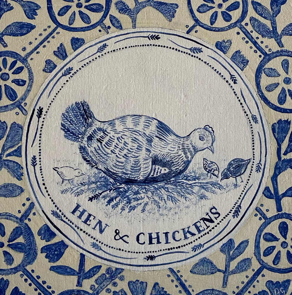 Image of Chicken plate print 